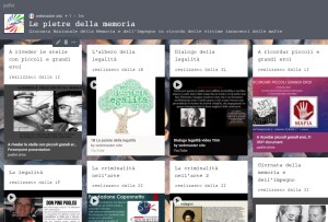 immagine del padlet realizzato