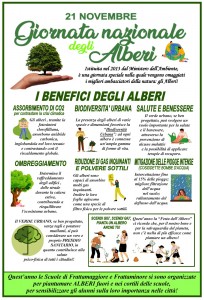 locandina festa dell'albero