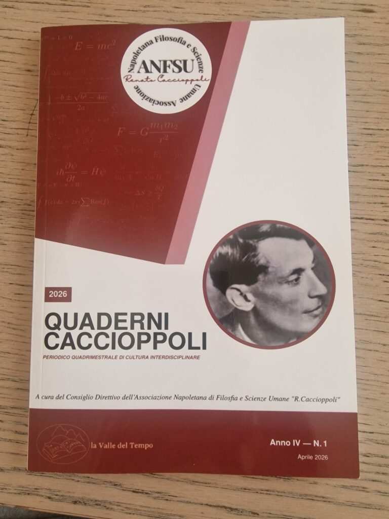 Copertina della rivista Quaderni Caccioppoli n.1 2026"