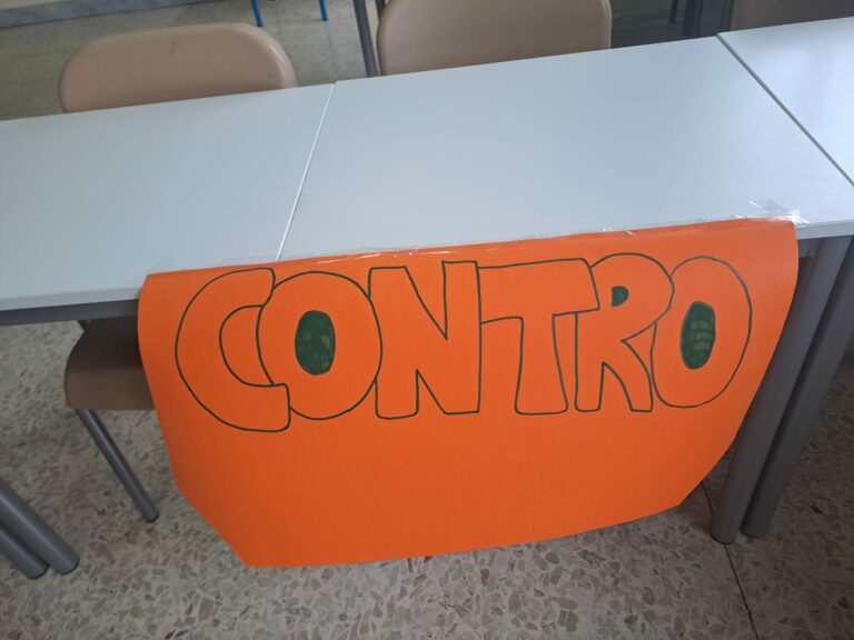 Setting del Debate: La zona dei CONTRO"